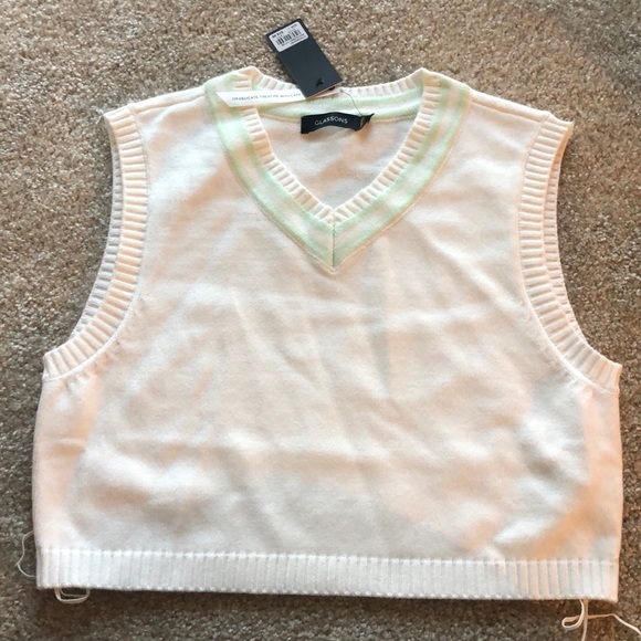 Sweaters | Glassons White Sweater Vest 